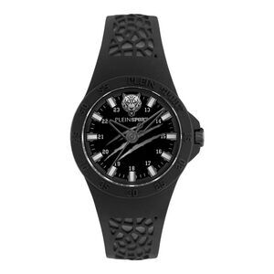 Plein Sport Thunderstorm Silicone Watch Black Mens